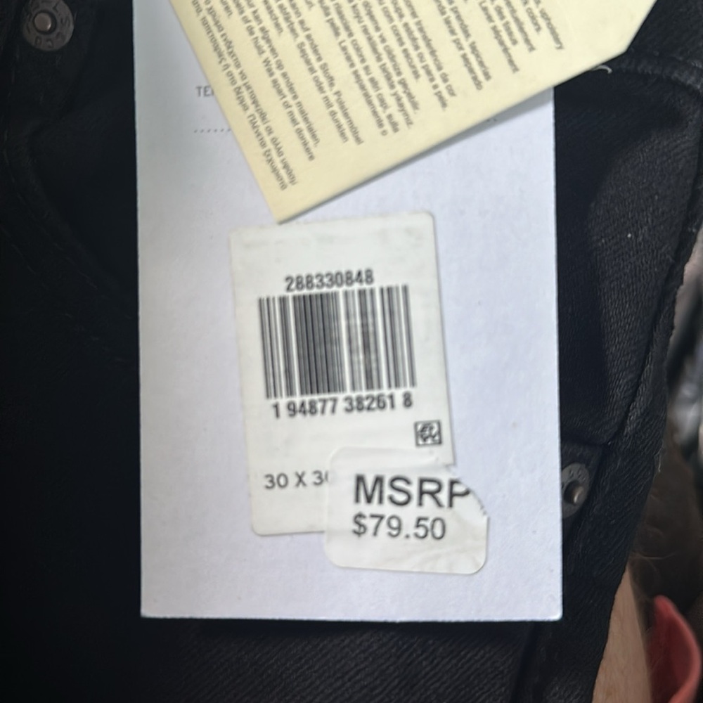 Levi’s black 512 slim taper jeans - Picture 6 of 6